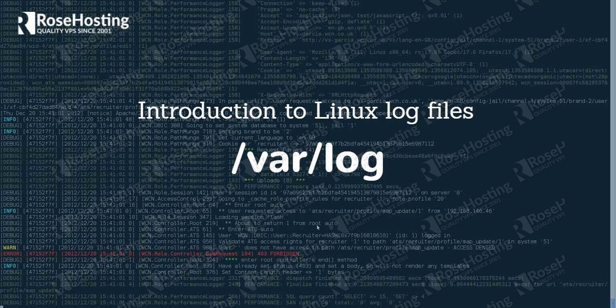 Linux Log Files RoseHosting