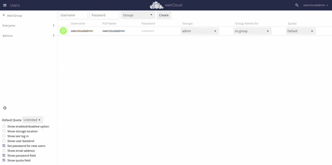 Настройка owncloud на debian