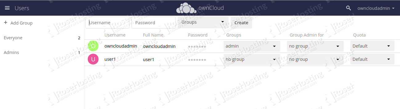 Настройка owncloud на debian