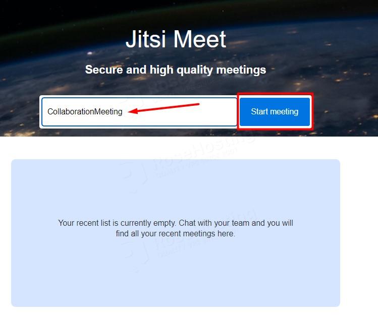 jitsi meeting name