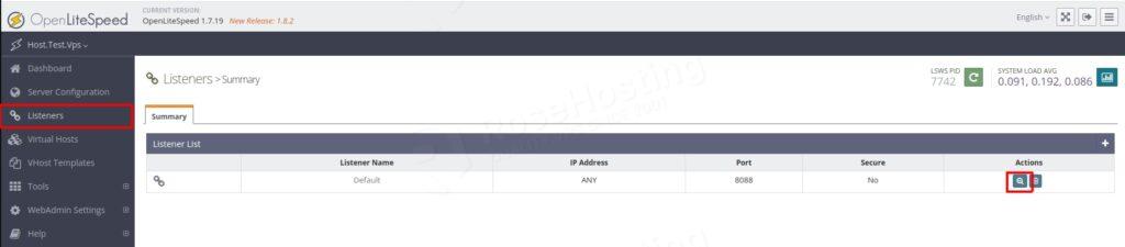 OpenLiteSpeed multisite summary