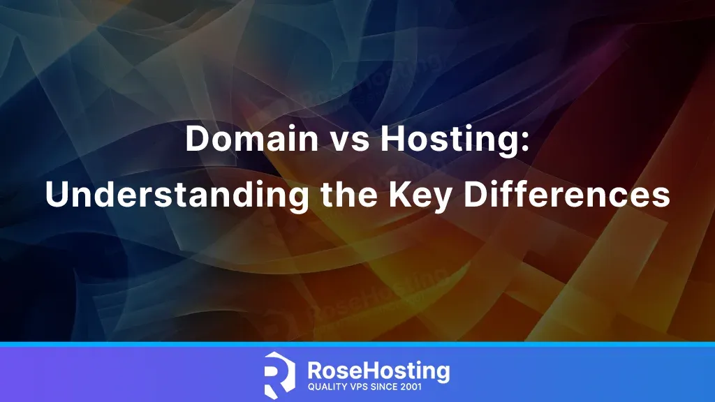 Domain vs Hosting